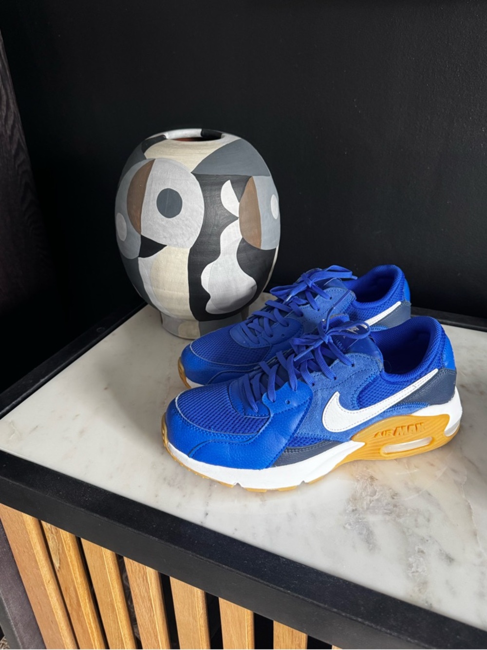Nike Air Max Excee Royal Blue and White Men's Athletic Sneakers